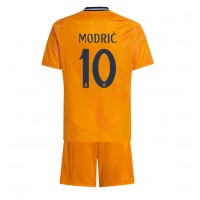 Real Madrid Luka Modric #10 Gostujuci Dres za djecu 2024-25 Kratak Rukav (+ Kratke hlače)